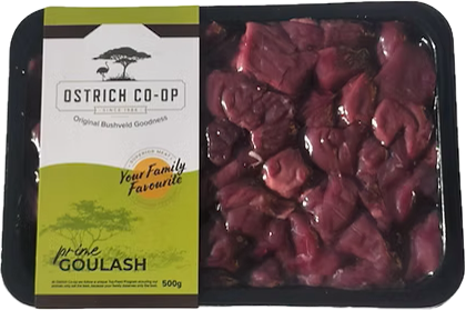Ubuntu Ostrich Goulash <b>(1kg)</b>